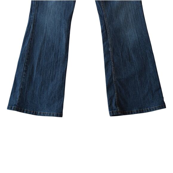 Vintage Y2K Mossimo Dark Wash Mid Rise Bootcut Jeans Size 13 Juniors - Picture 4 of 7